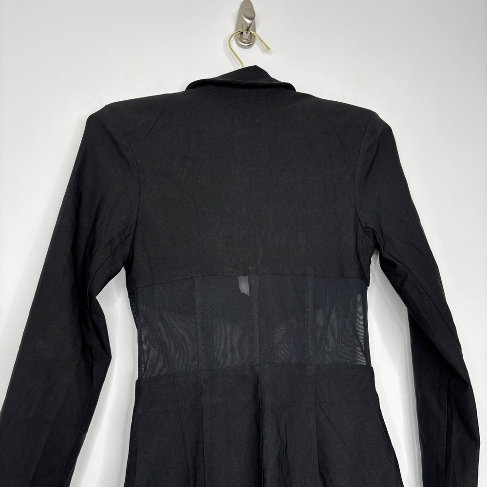 Michael Costello x REVOLVE Chase Jacket Dress Black Blazer Mini, Size Small New - Picture 9 of 16